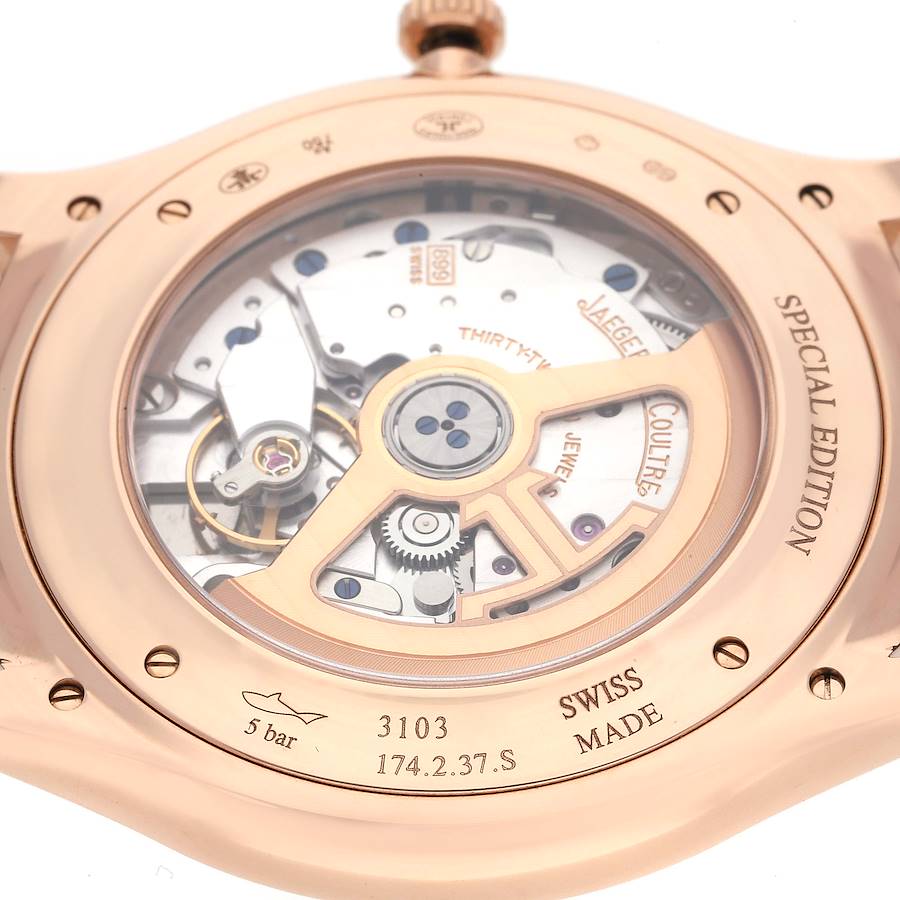 Jaeger LeCoultre Master Grande Ultra Thin Rose Gold Mens Watch 174.2.37.S