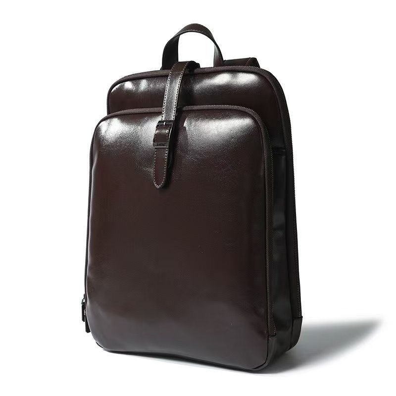 Genuine leather backpack