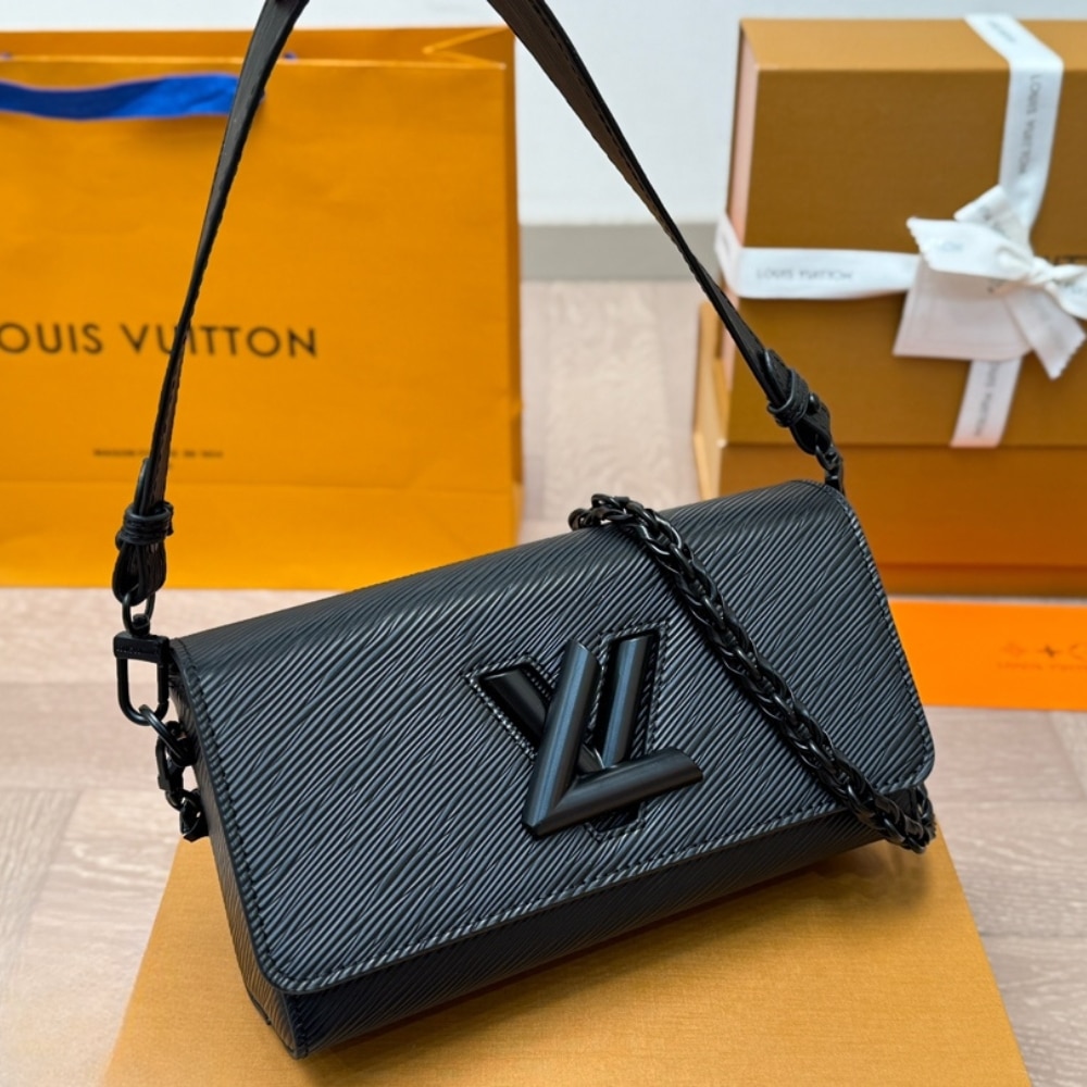 Louis Vuitton Twist West Bag Black 23Cm M25336