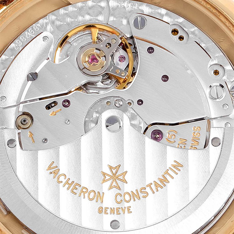 Vacheron Constantin Patrimony Yellow Gold White Dial Mens Watch 42002