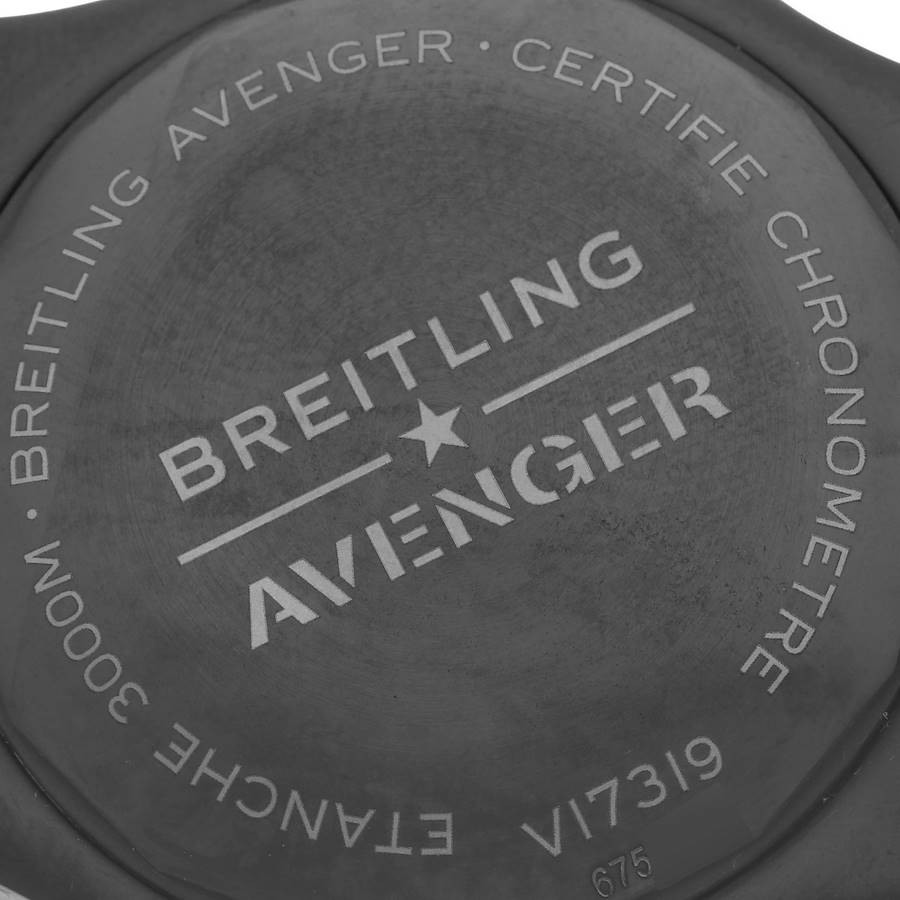 Breitling Avenger 45 Seawolf Night Mission Titanium Mens Watch V17319
