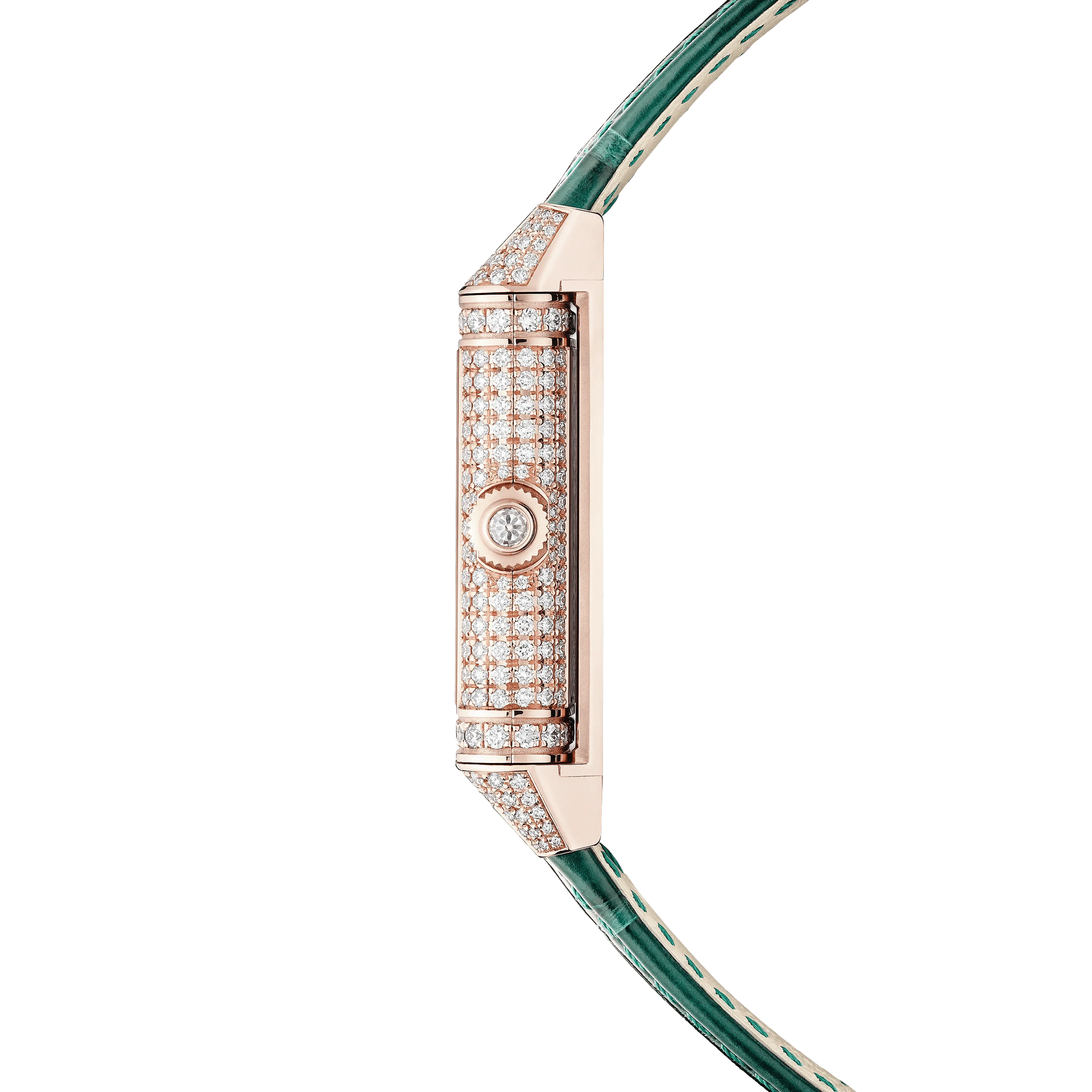 Pink Gold Reverso One Precious Flowers Women&rsquo;s Watch Q3292434