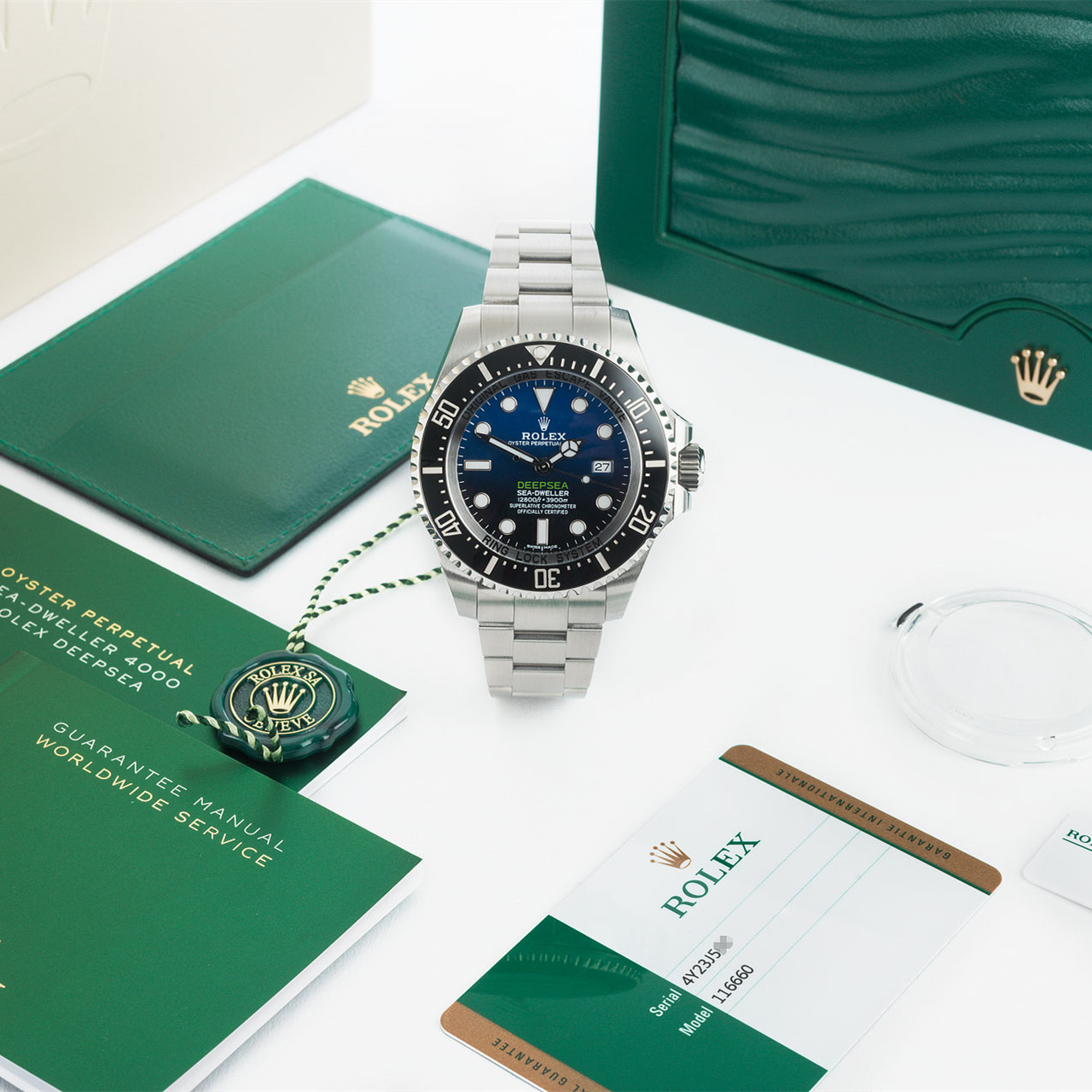 The Newest Realse-?Big Promotion-Rolex Sea-Dweller Deepsea 126660 D-Blue "James Cameron" Blue Dial 44mm Unworn