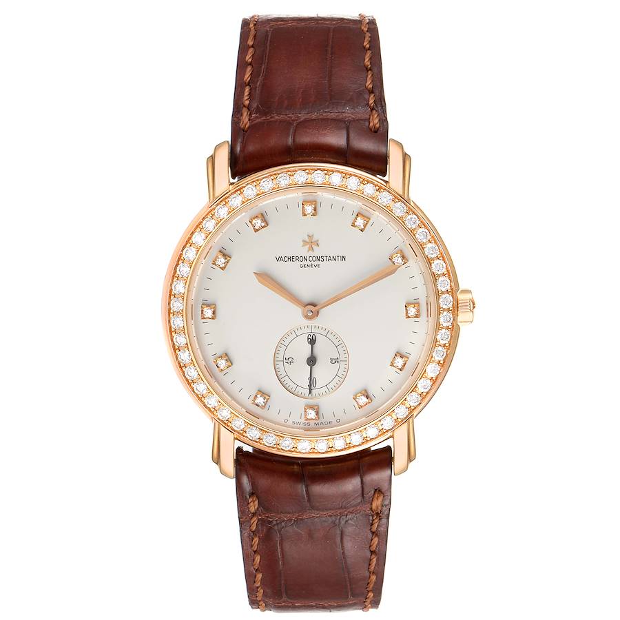 Vacheron Constantin Malte Grande Rose Gold Diamond Watch 81500