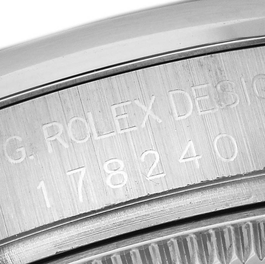 Rolex Midsize Datejust Salmon Dial Steel Ladies Watch 178240
