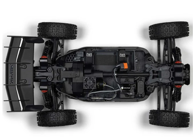 Arrma 1/8 TYPHON 4X4 RTR Brushed Buggy, Blue