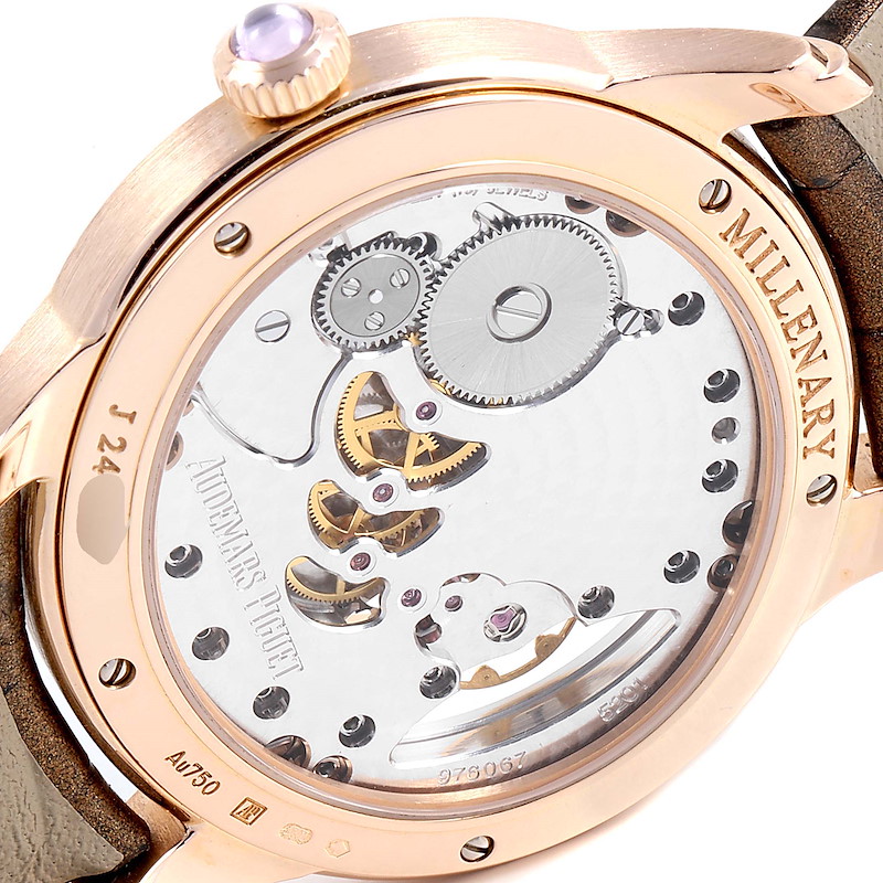 Audemars Piguet Millenary Rose Gold MOP Diamond Ladies Watch 77247OR
