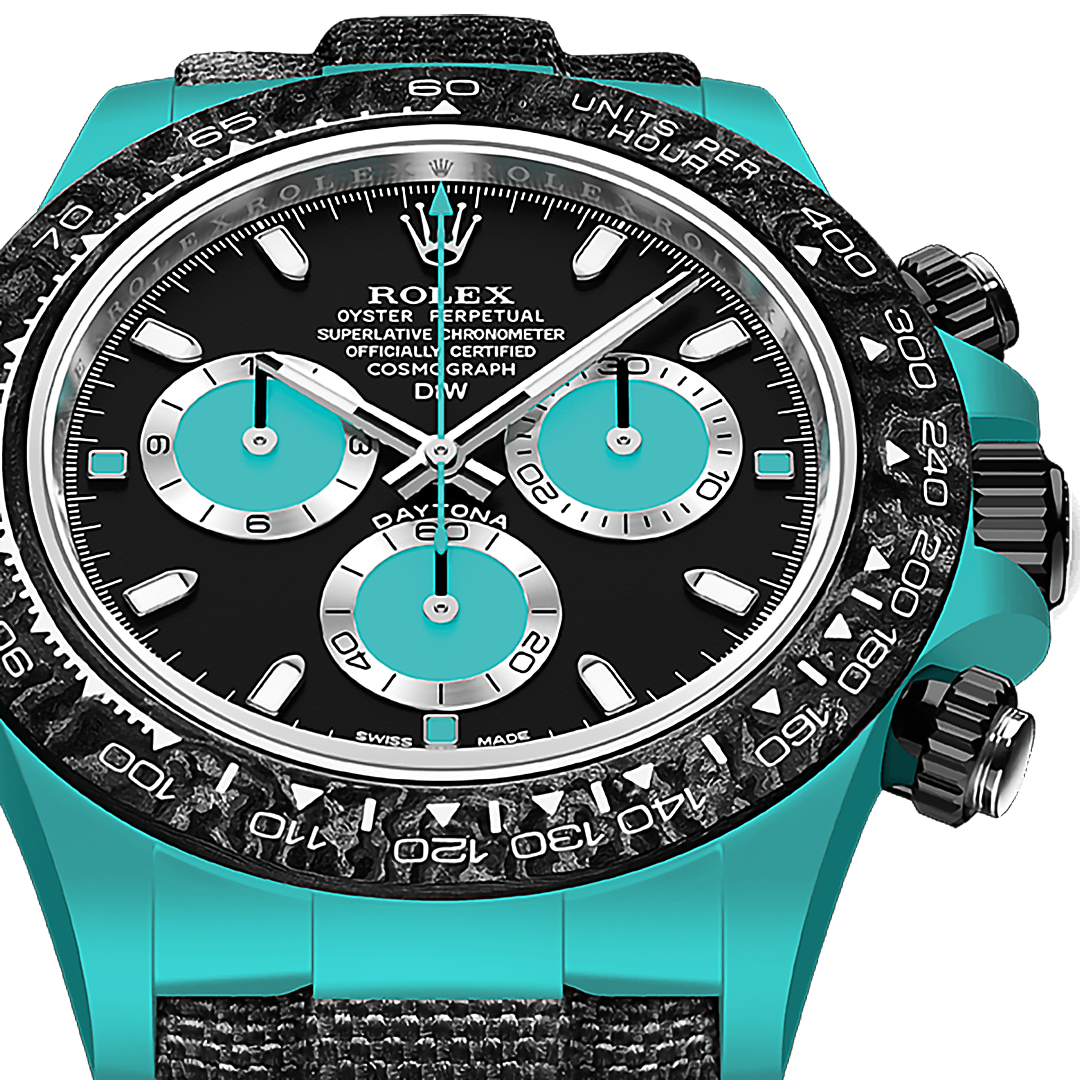 DiW Rolex Daytona CELESTE In Quartz Fiber