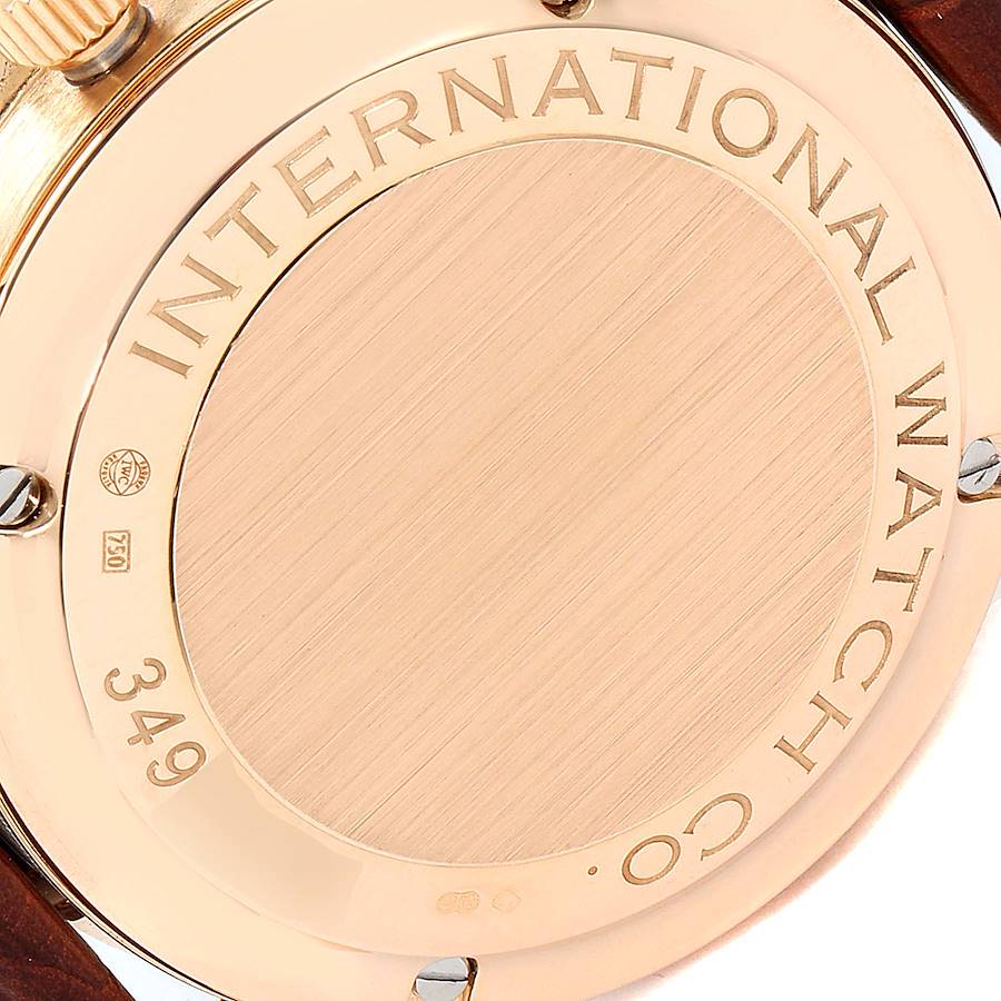 IWC Portuguese Chrono Automatic 18k Rose Gold Mens Watch IW371482
