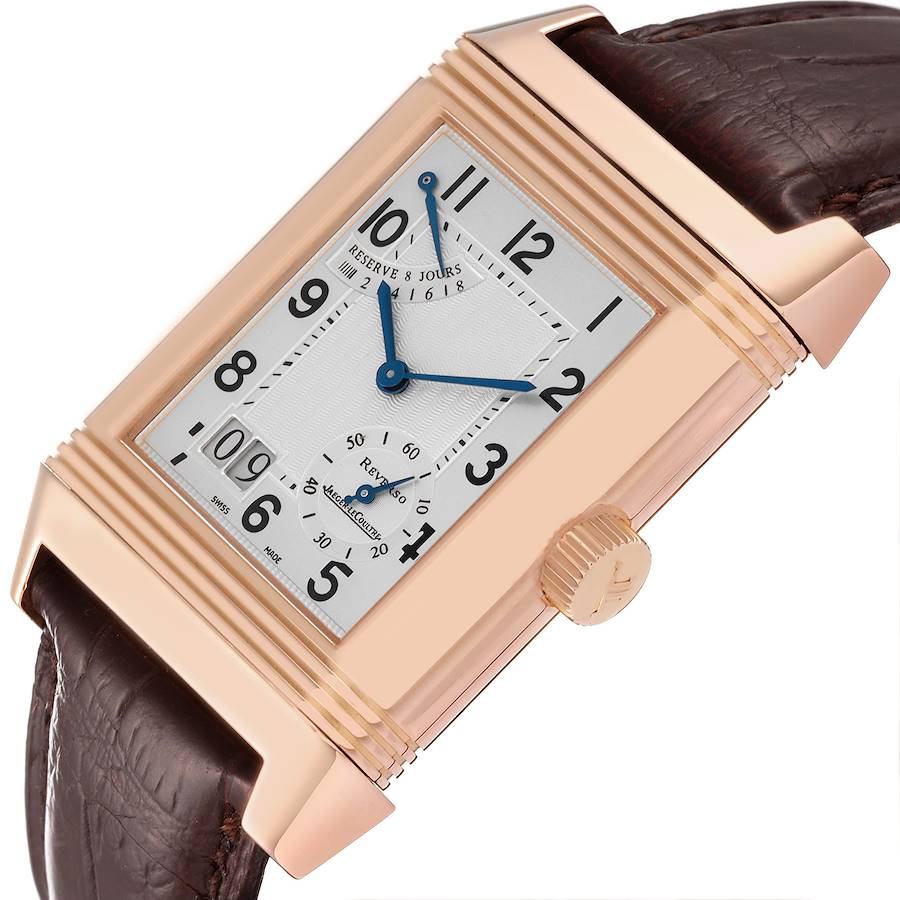Jaeger LeCoultre Reverso Grande Date Rose Gold Mens Watch 240.2.15 Q3002401