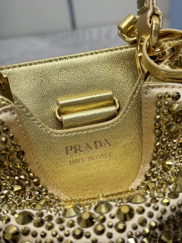 Replica Prada Crystal Bucket Bag