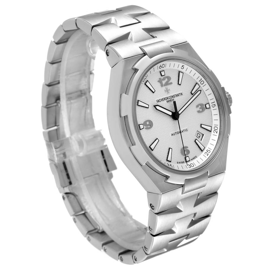 Vacheron Constantin Overseas Silver Dial Steel Mens Watch 47040