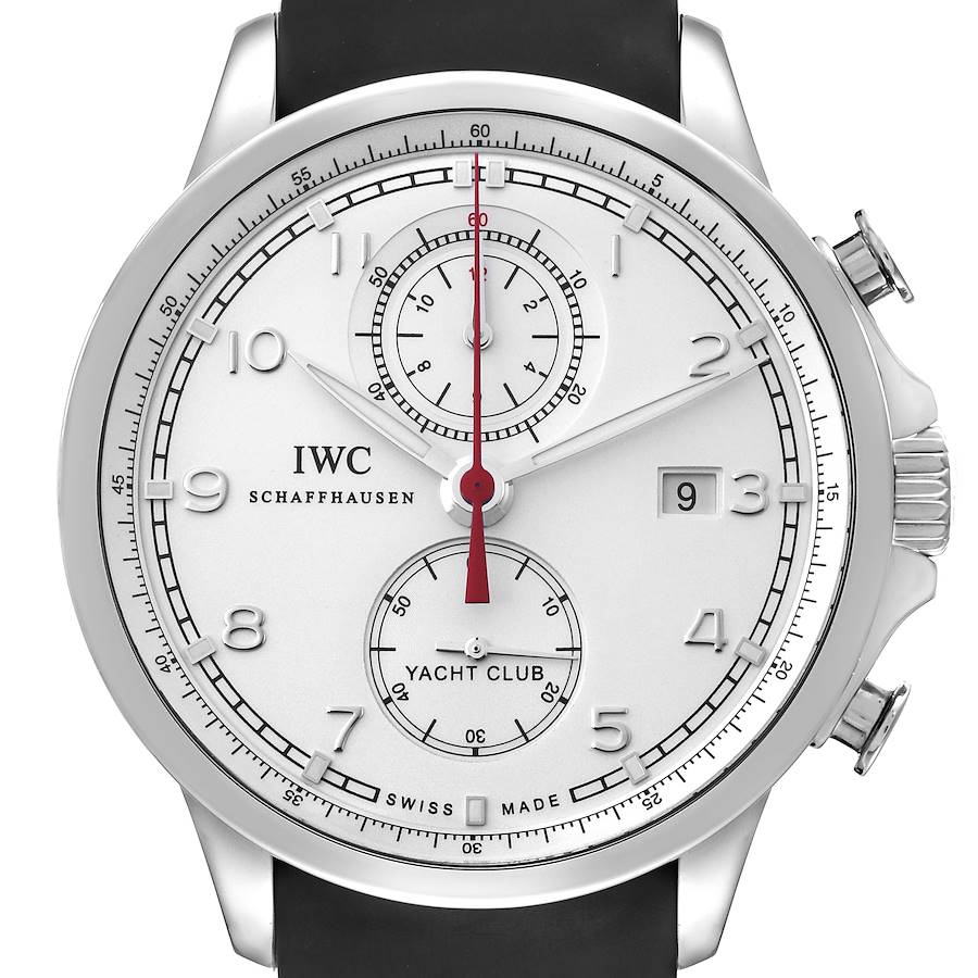 IWC Portuguese Yacht Club Carbon Dial Titanium Mens Watch IW390211