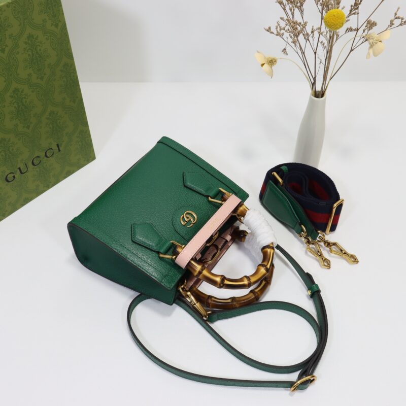 Replica Gucci Diana Small Tote Green