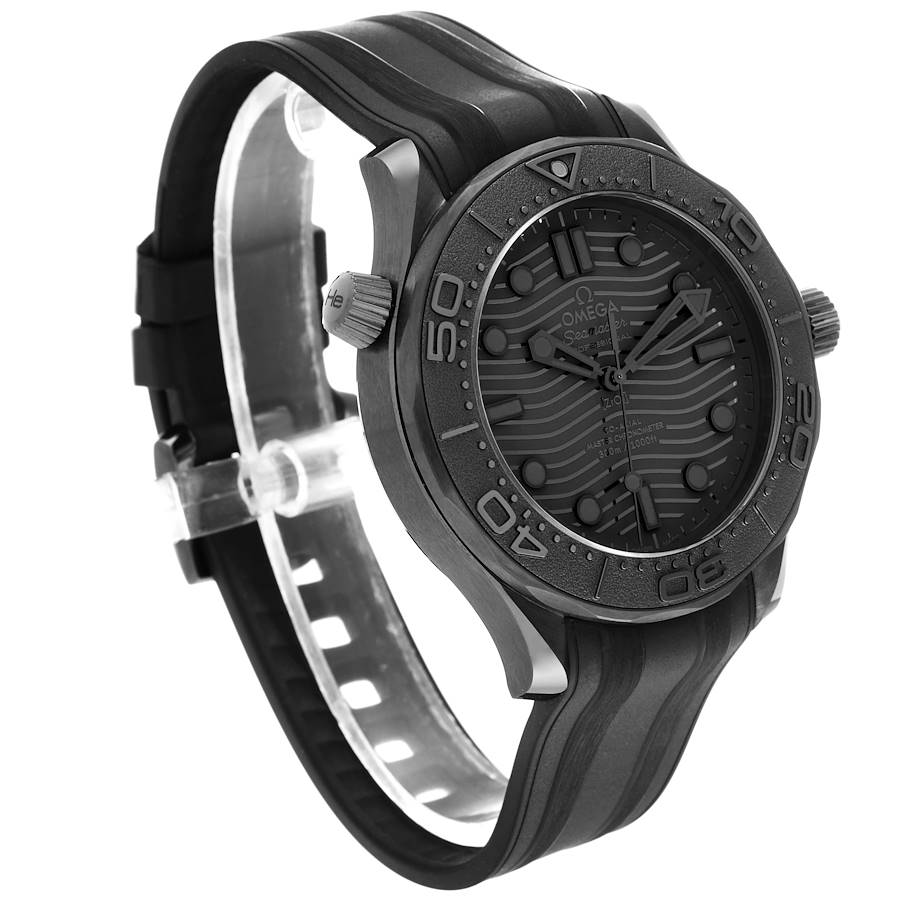 Omega Seamaster Diver Black Ceramic Mens Watch 210.92.44.20.01.003
