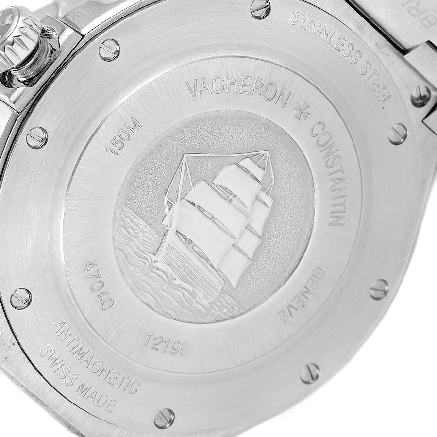 Vacheron Constantin Overseas Silver Dial Steel Mens Watch 47040