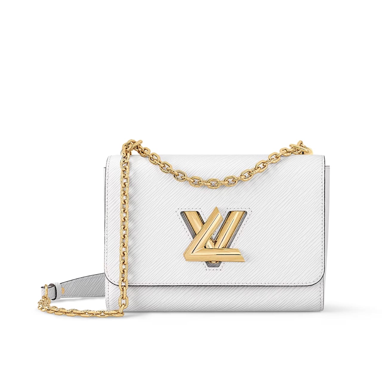Louis Vuitton Twist MM White 23cm M21111