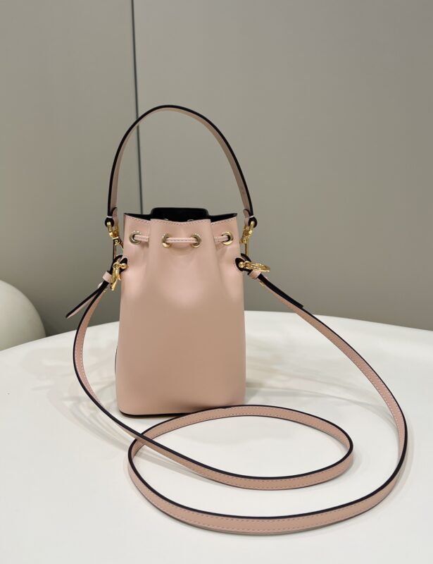 Replica Fendi Tresor Mini Bucket Pink