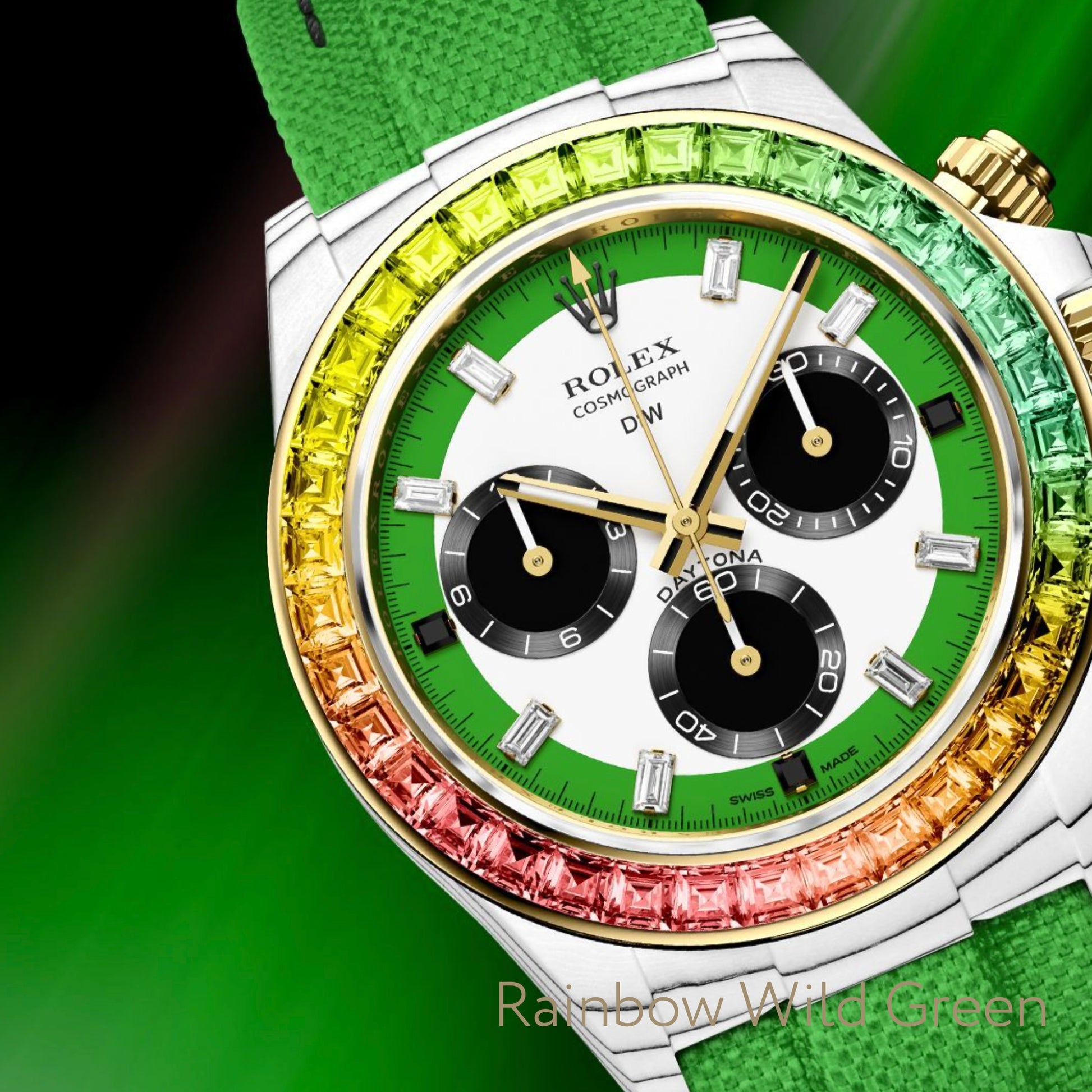 CarboQuartz Rainbow Wild Green