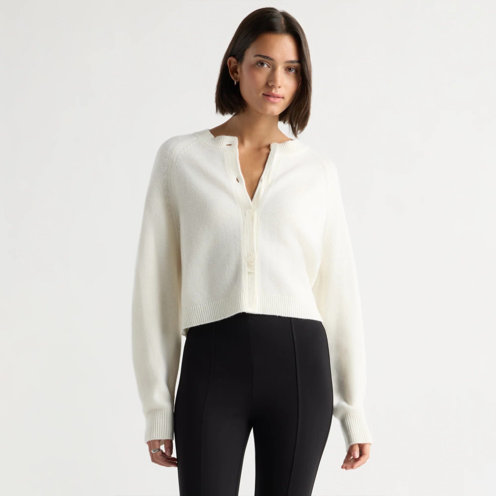 Elliot Wool-Cashmere Cardigan