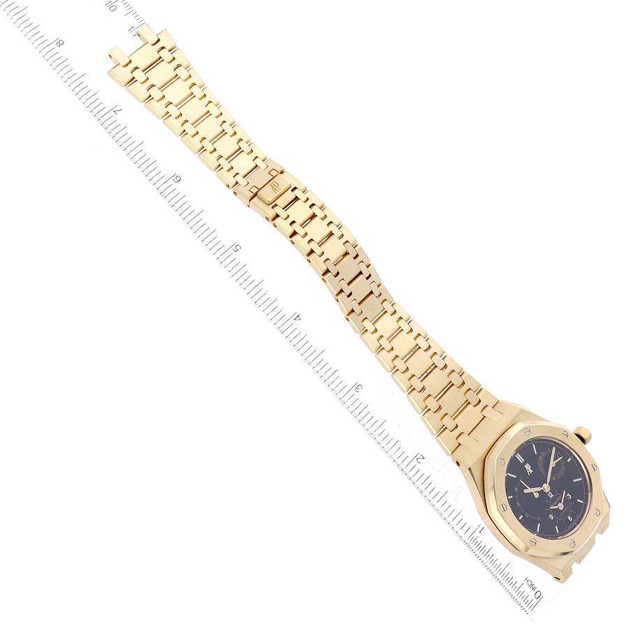 Audemars Piguet Royal Oak Dual Time Yellow Gold Mens Watch 25730BA