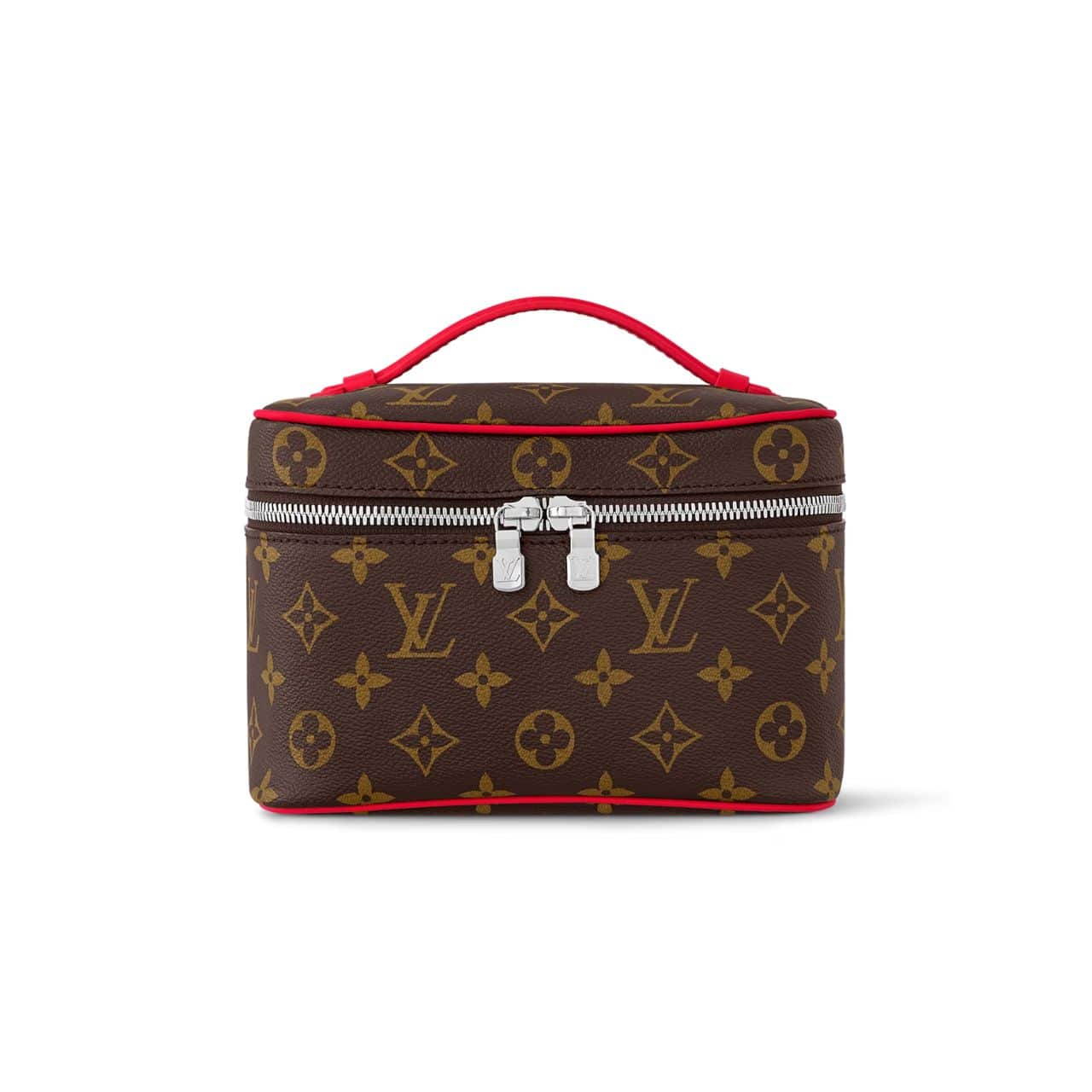 Louis Vuitton Nice Mini Monogram Canvas Red 20Cm M46766
