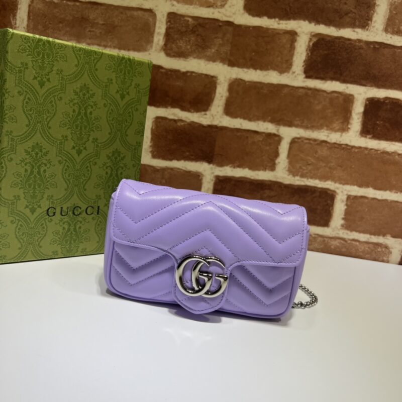Replica Gucci Matelassé Mini Purple