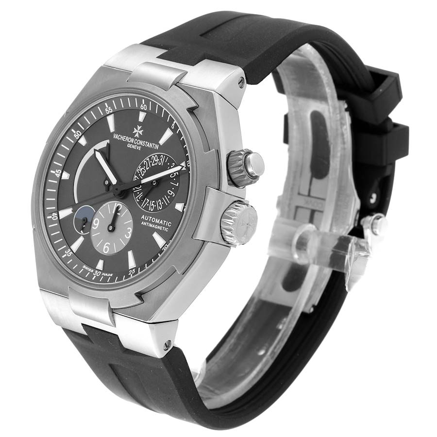 Vacheron Constantin Overseas Dual Time Grey Dial Mens Watch 47450