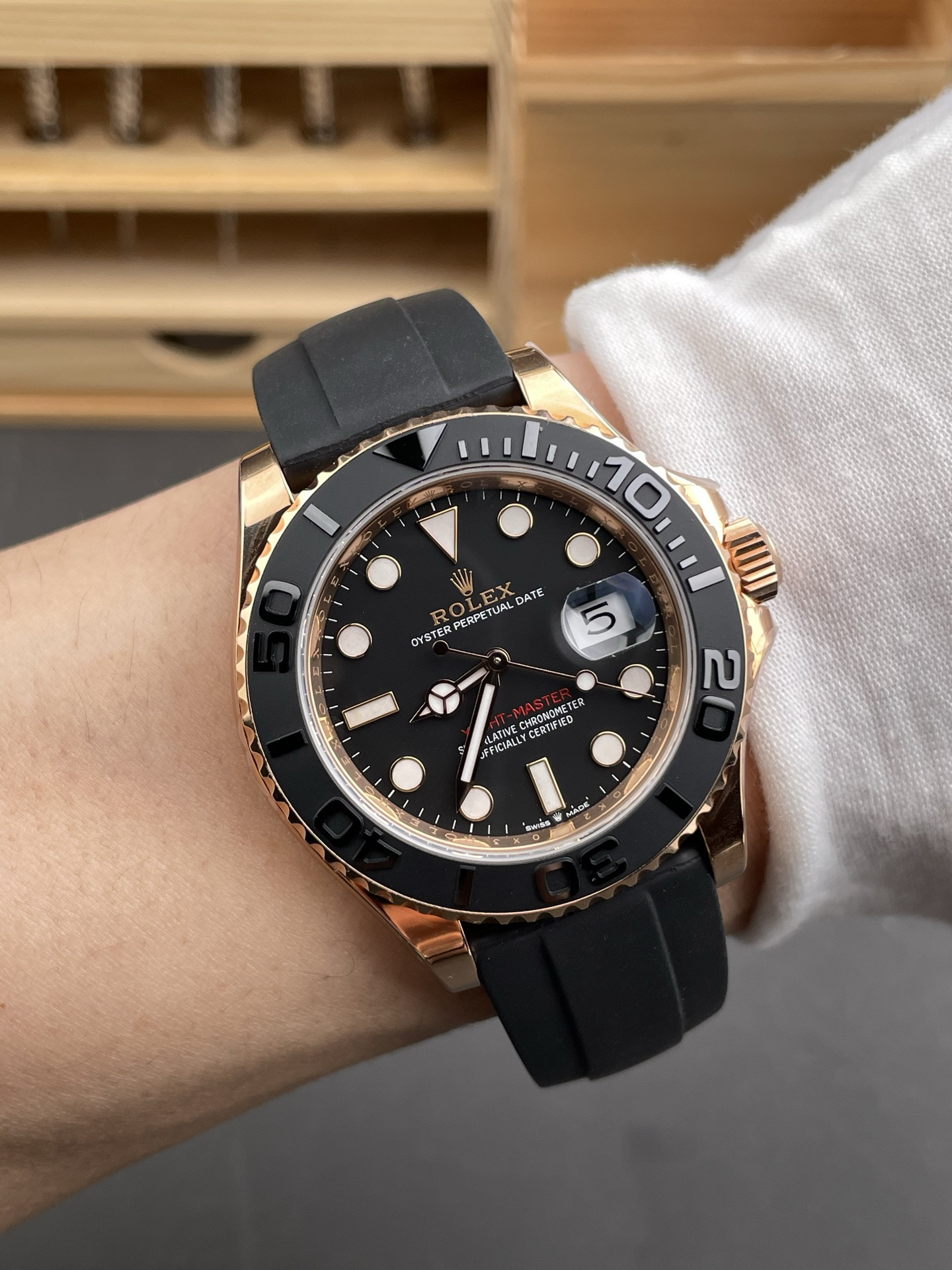 Rose Gold Yacht-Master AR Factory
