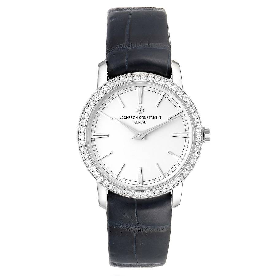 Vacheron Constantin Traditionnelle White Gold Diamond Ladies Watch 81590