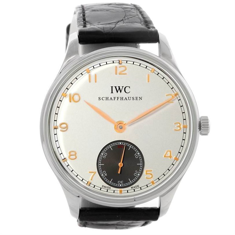 IWC Portuguese Chrono Manual Stainless Steel Mens Watch IW545405