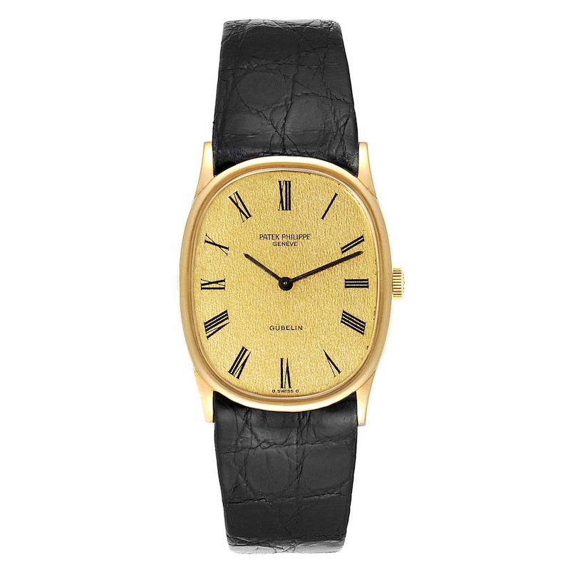 Patek Philippe Golden Ellipse 18k Yellow Gold Mens Watch 3846