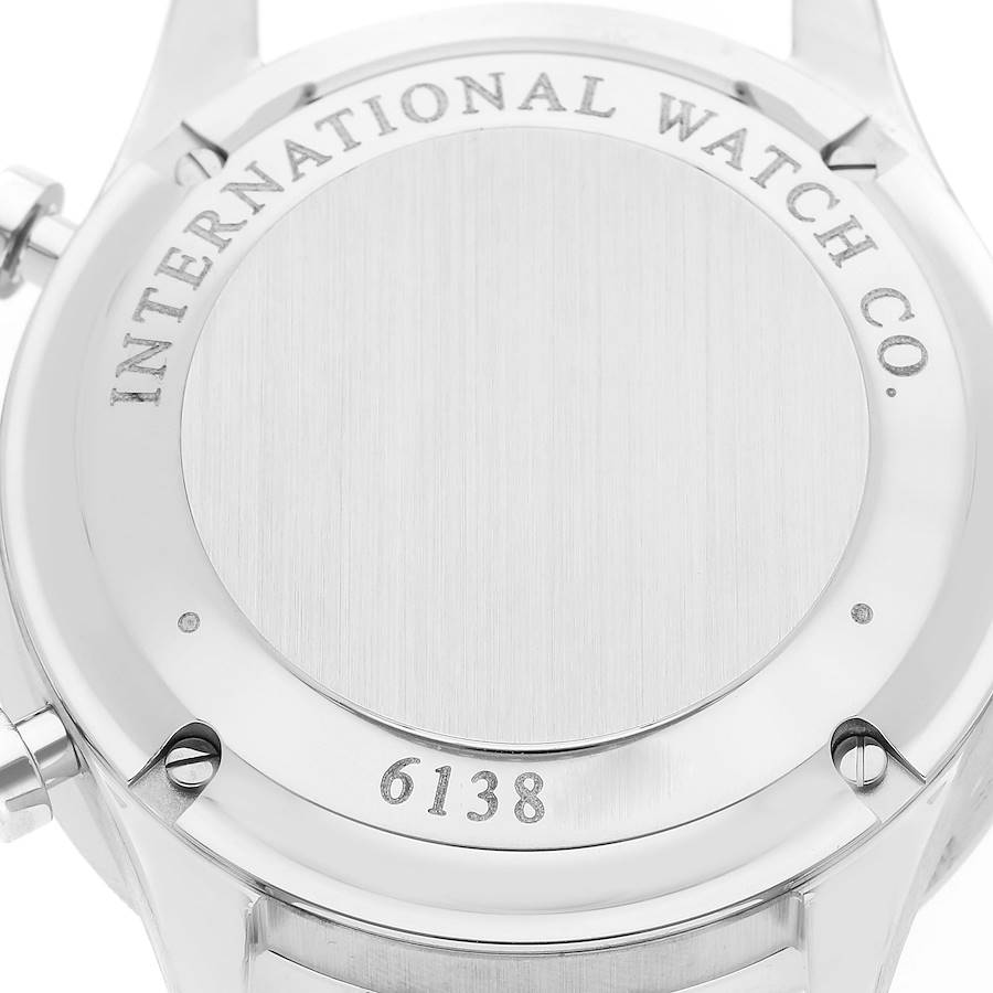 IWC Portuguese Chronograph Blue Dial Steel Mens Watch IW371491