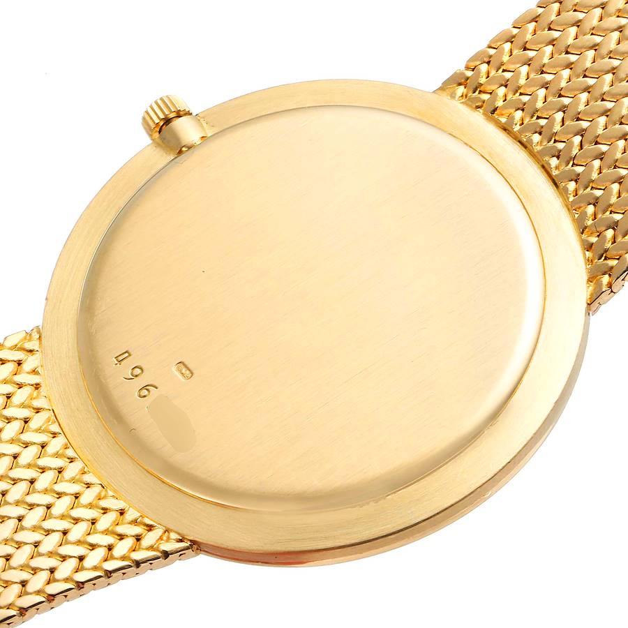 Vacheron Constantin Patrimony Yellow Gold Vintage Mens Watch 6872