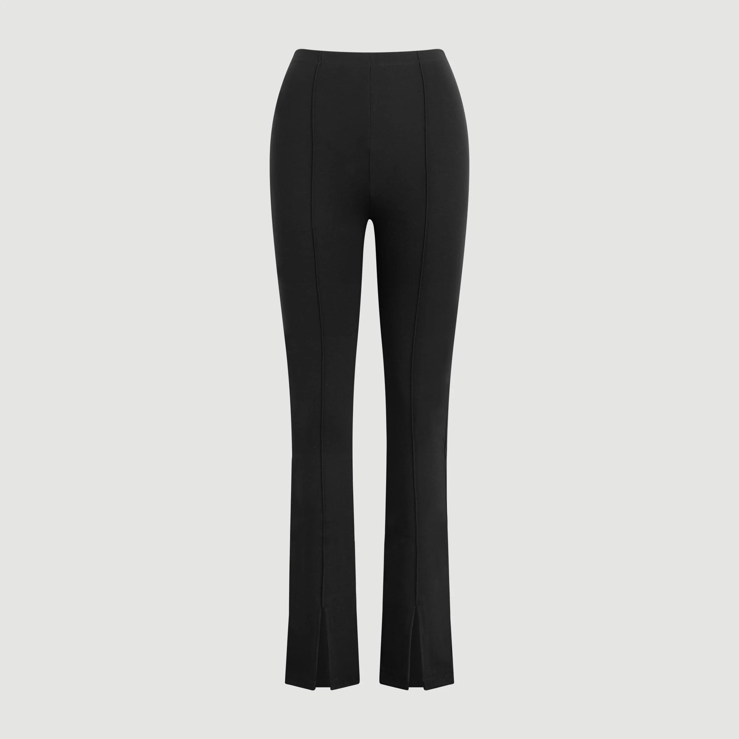 Cass Front-Split Ponte Stretch Pant (Petite)