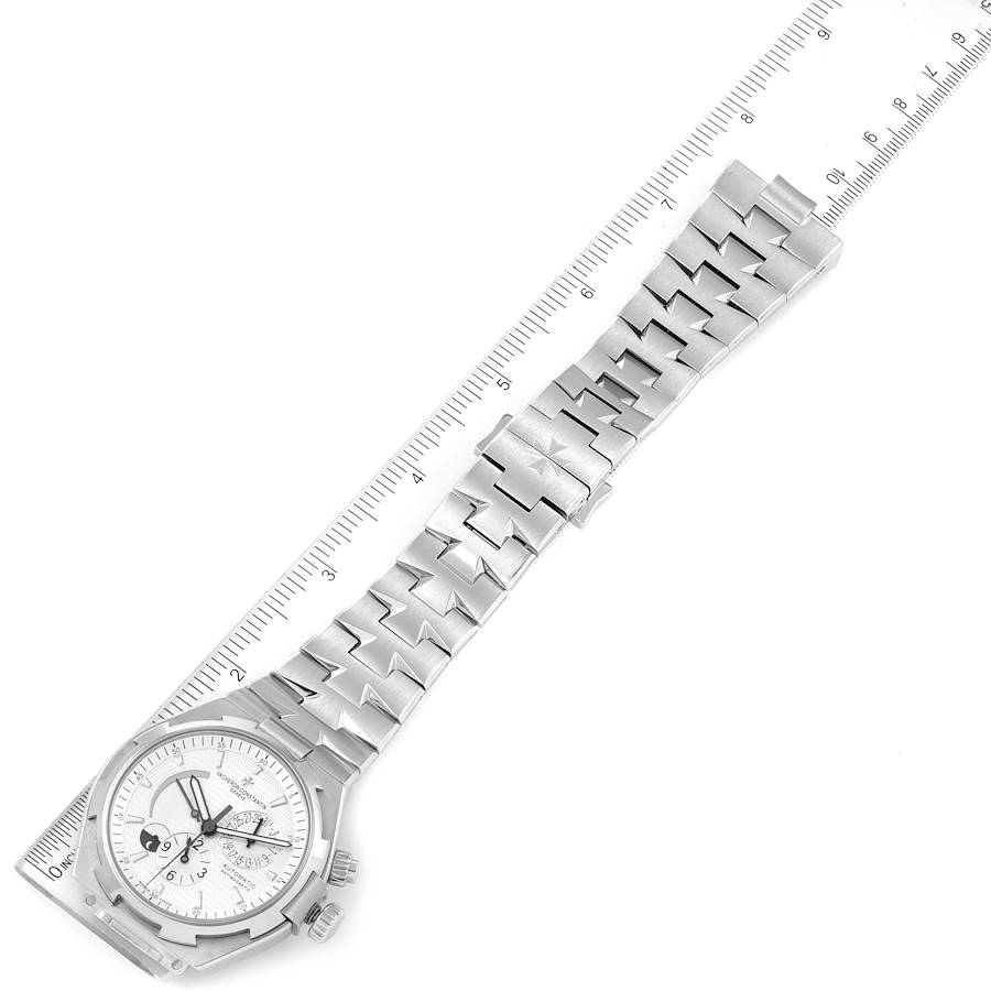Vacheron Constantin Overseas Dual Time Silver Dial Mens Watch 47450