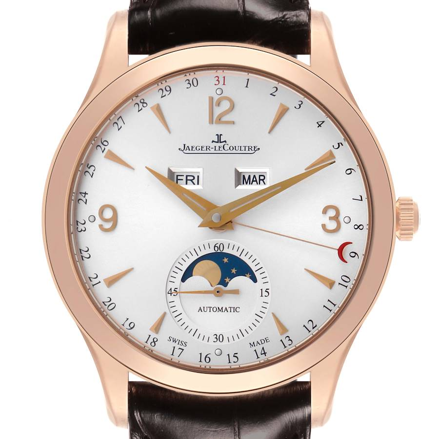 Jaeger LeCoultre Master Calendar Rose Gold Watch 176.2.12.S Q1552520