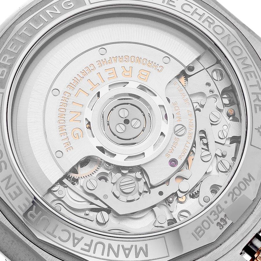 Breitling Chronomat B01 Stainless Steel Silver Dial Mens Watch IB0134