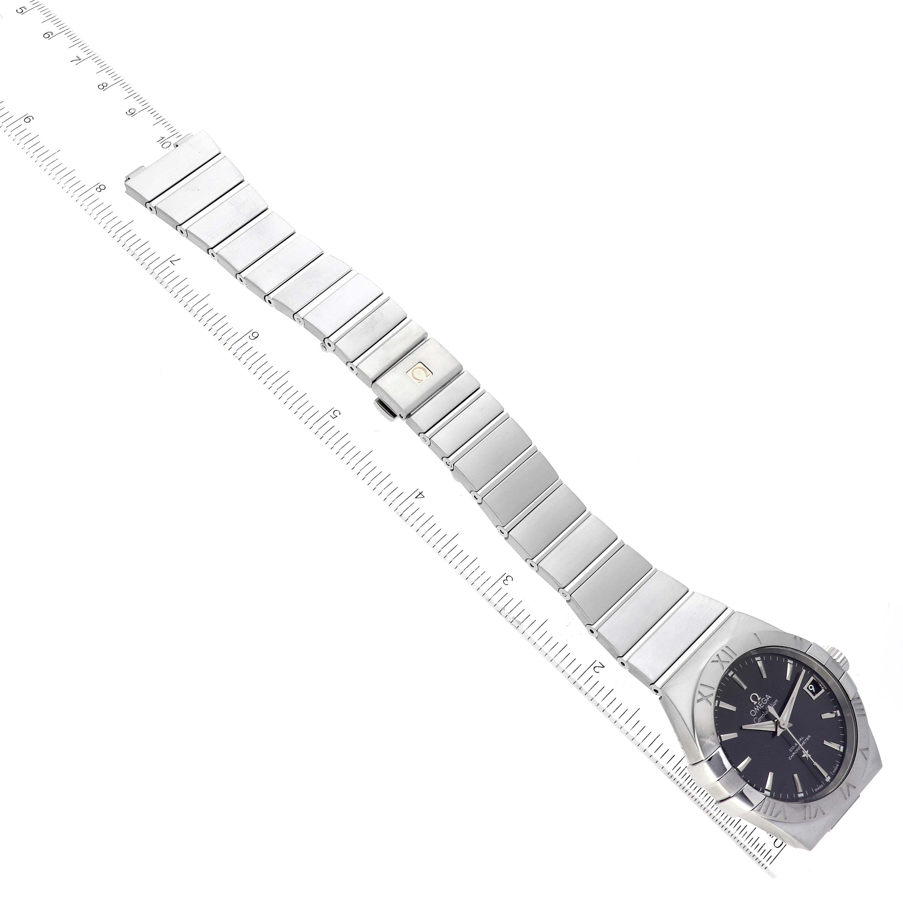 Omega Constellation Co-Axial Steel Mens Watch 38.5 MM 123.10.38.21.06.001