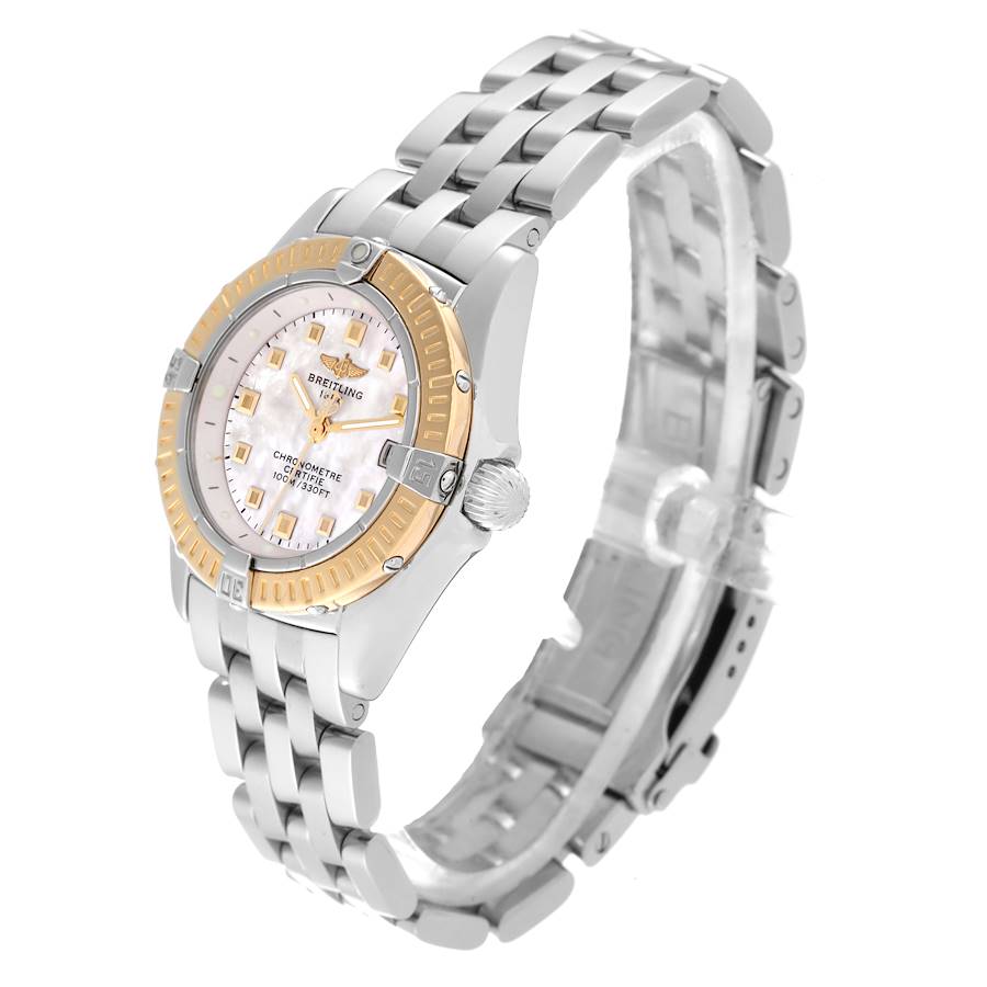 Breitling Windrider Calisto Steel Yellow Gold Ladies Watch D72345