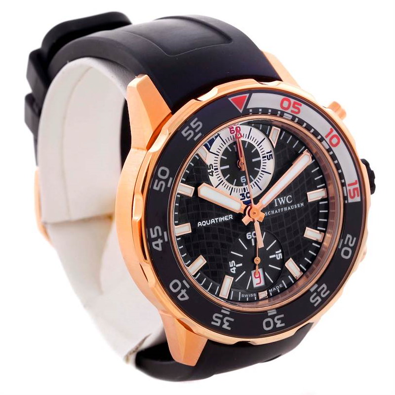 IWC Aquatimer Chronograph 44mm 18K Rose Gold Watch IW376903