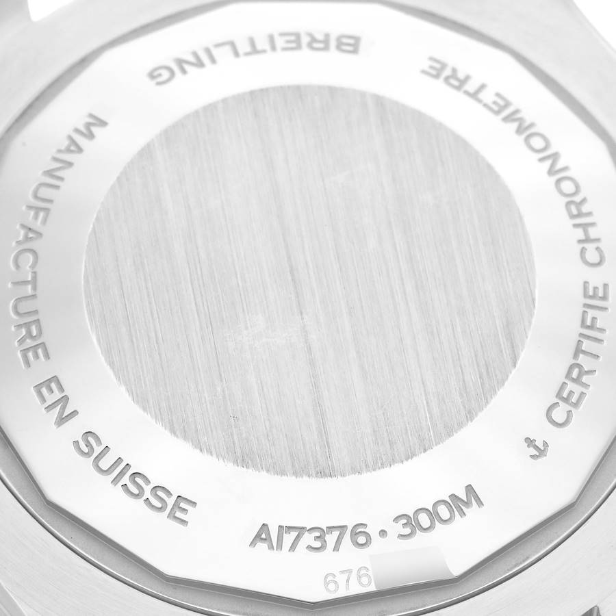 Breitling Superocean 44 Blue Dial Steel Mens Watch A17376
