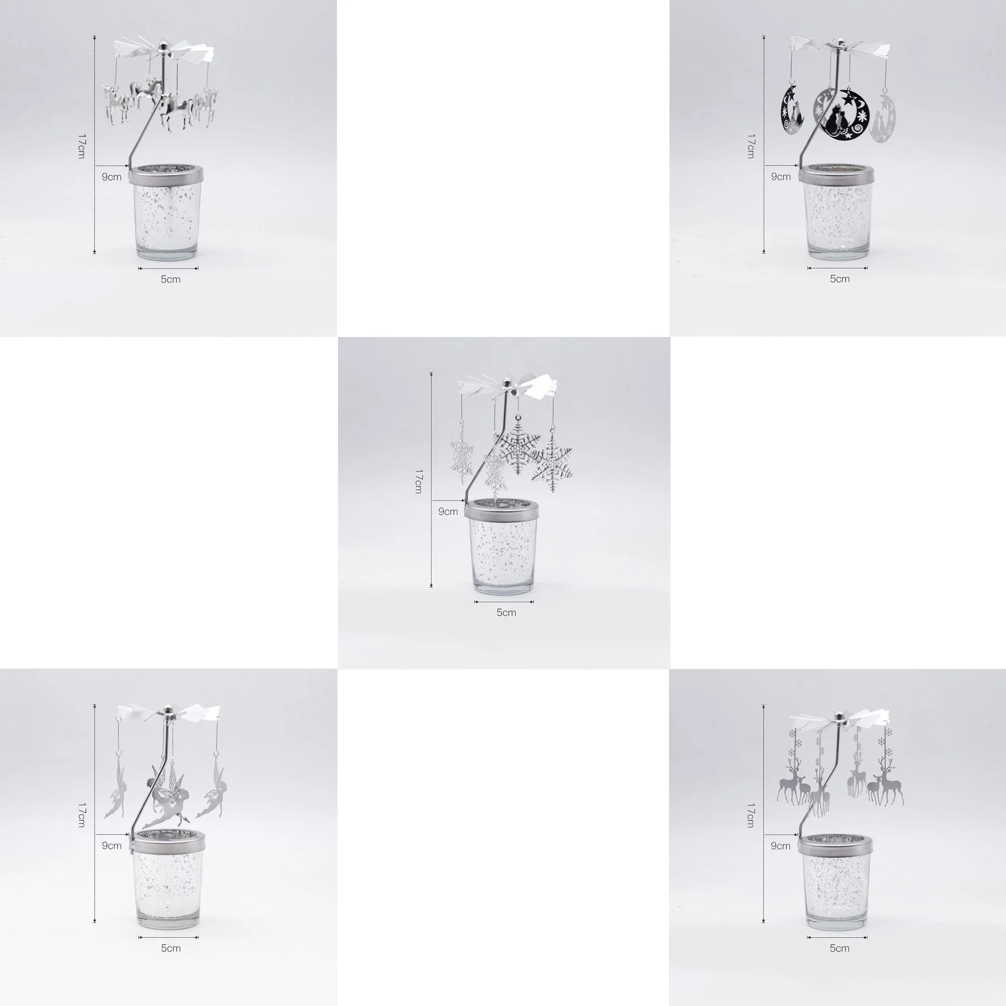 Christmas Rotary Scented Candle Holder