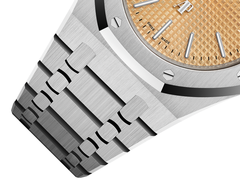 ROYAL OAK &ldquo;JUMBO&rdquo; EXTRA-THIN Pink Gold-toned Dial 39mm