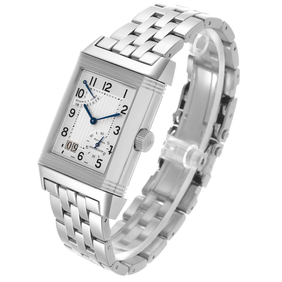 Jaeger LeCoultre Reverso Grande Date Steel Mens Watch 240.8.15 Q3008120
