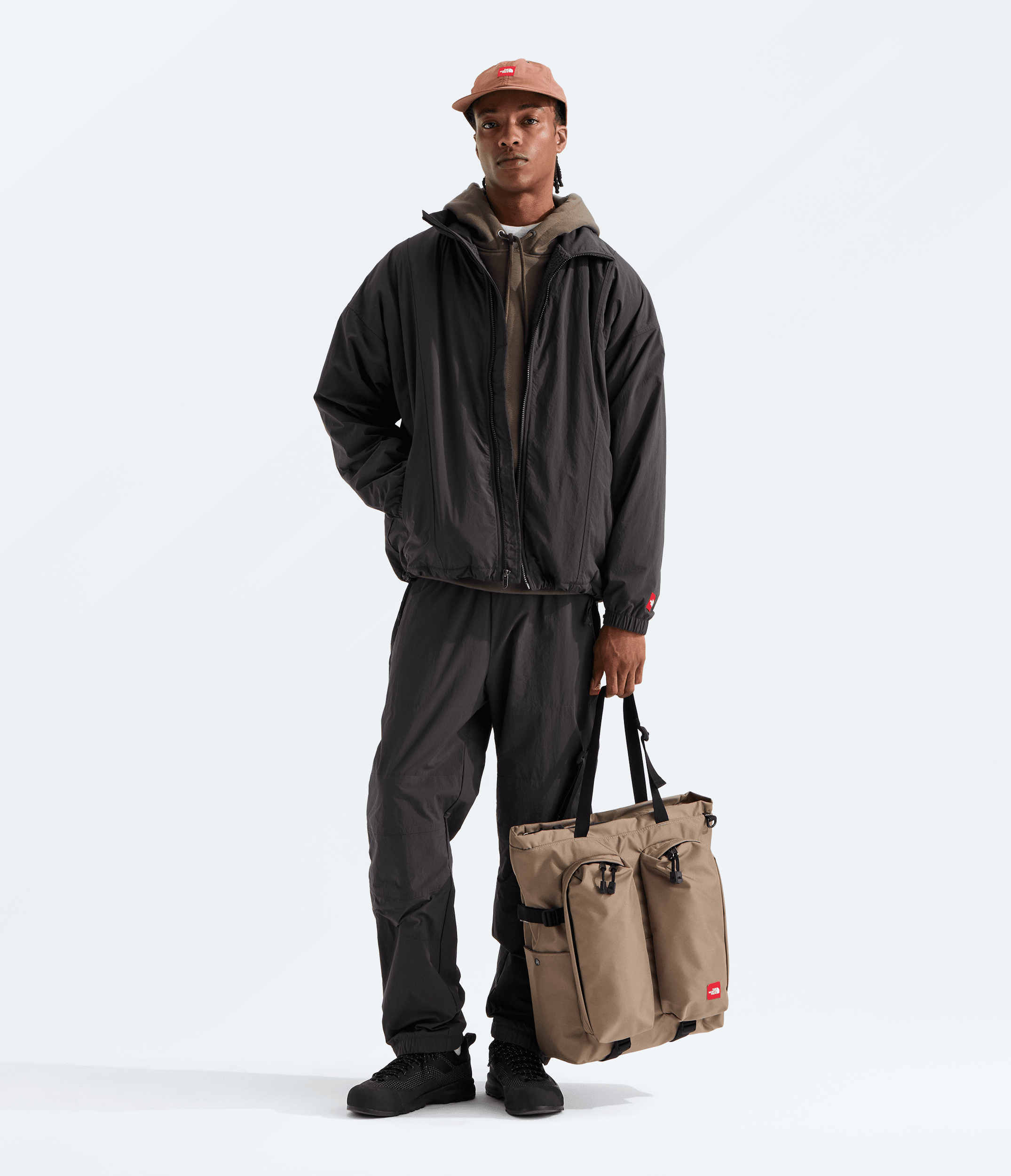 Unisex TNF™ Red Box Full-Zip Pants