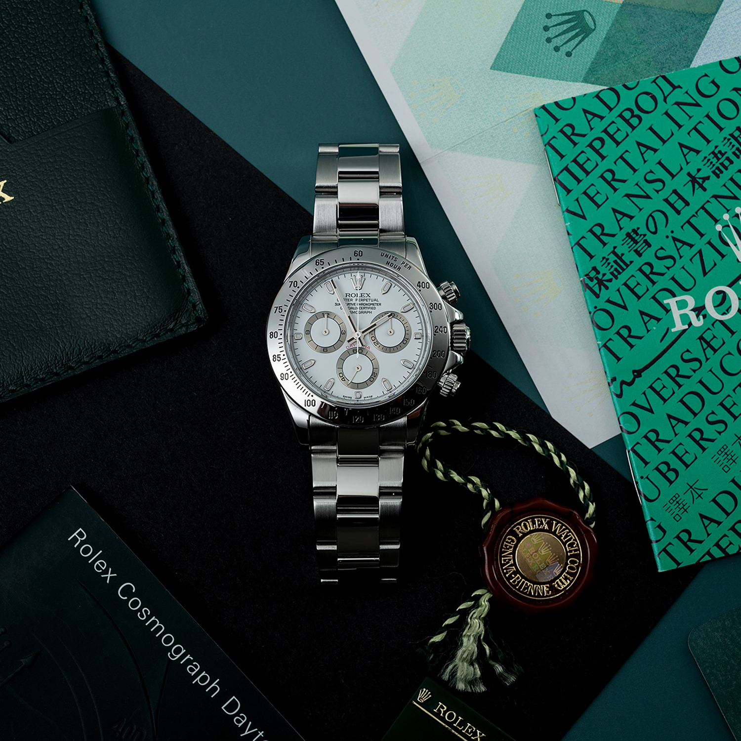 Rolex Daytona Stainless Steel 40mm APH Dial 116520 Brand New