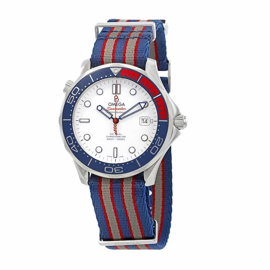 Super Clone Omega 007 215.32.46.51.01.001 White Dial