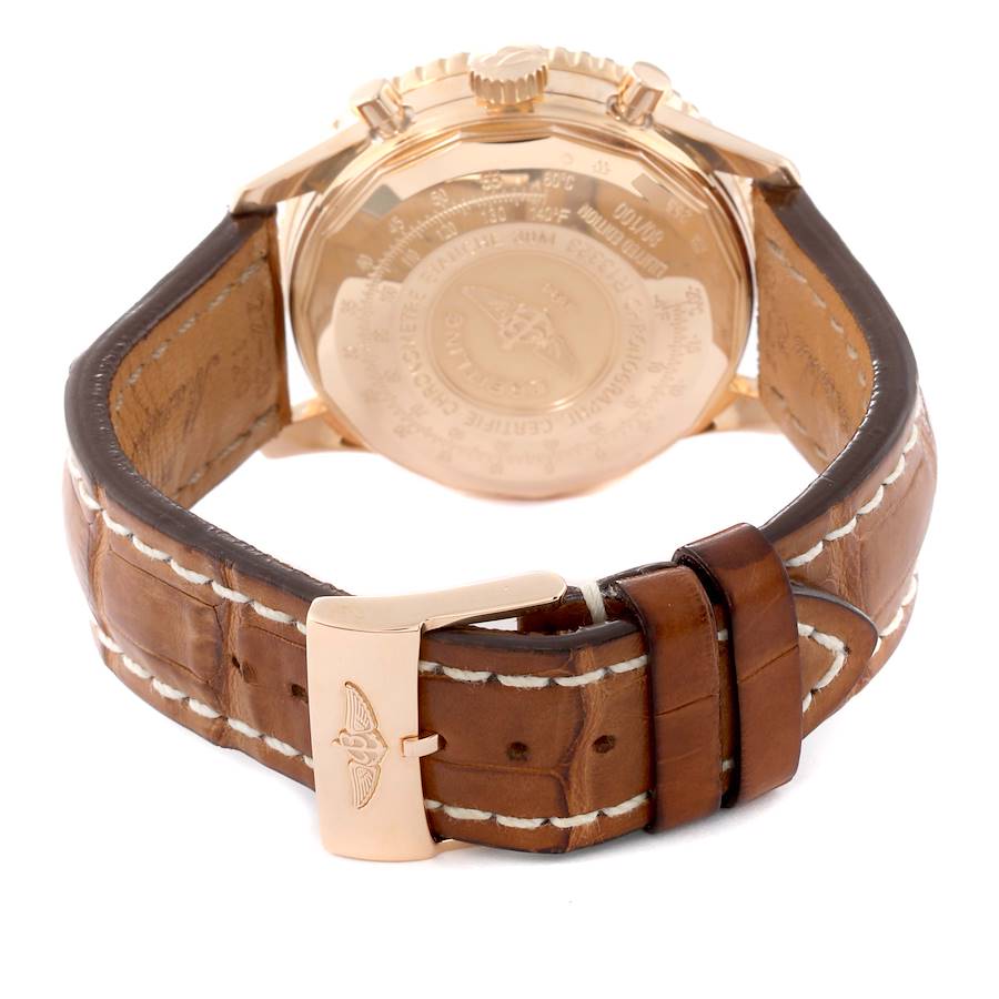 Breitling Navitimer 01 Limited Edition Rose Gold Black Dial Mens Watch R13323