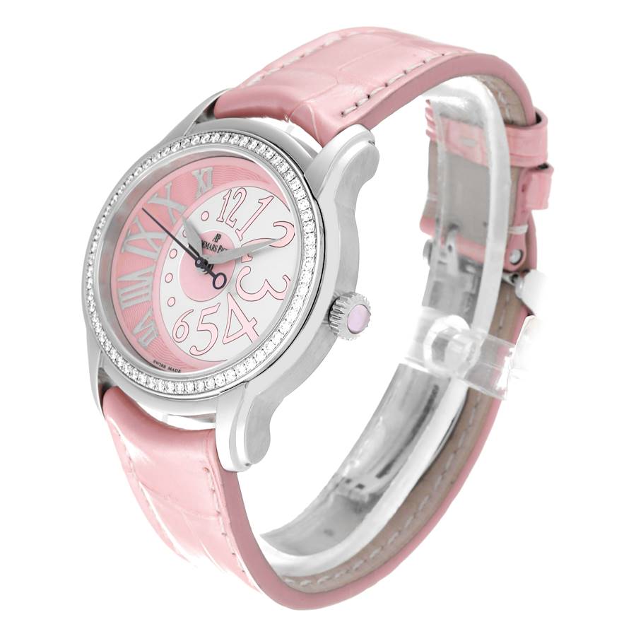 Audemars Piguet Millenary Steel Diamond Ladies Watch 77301ST